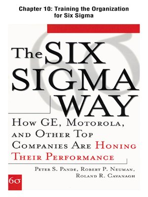 cover image of Training the Organization for Six Sigma
